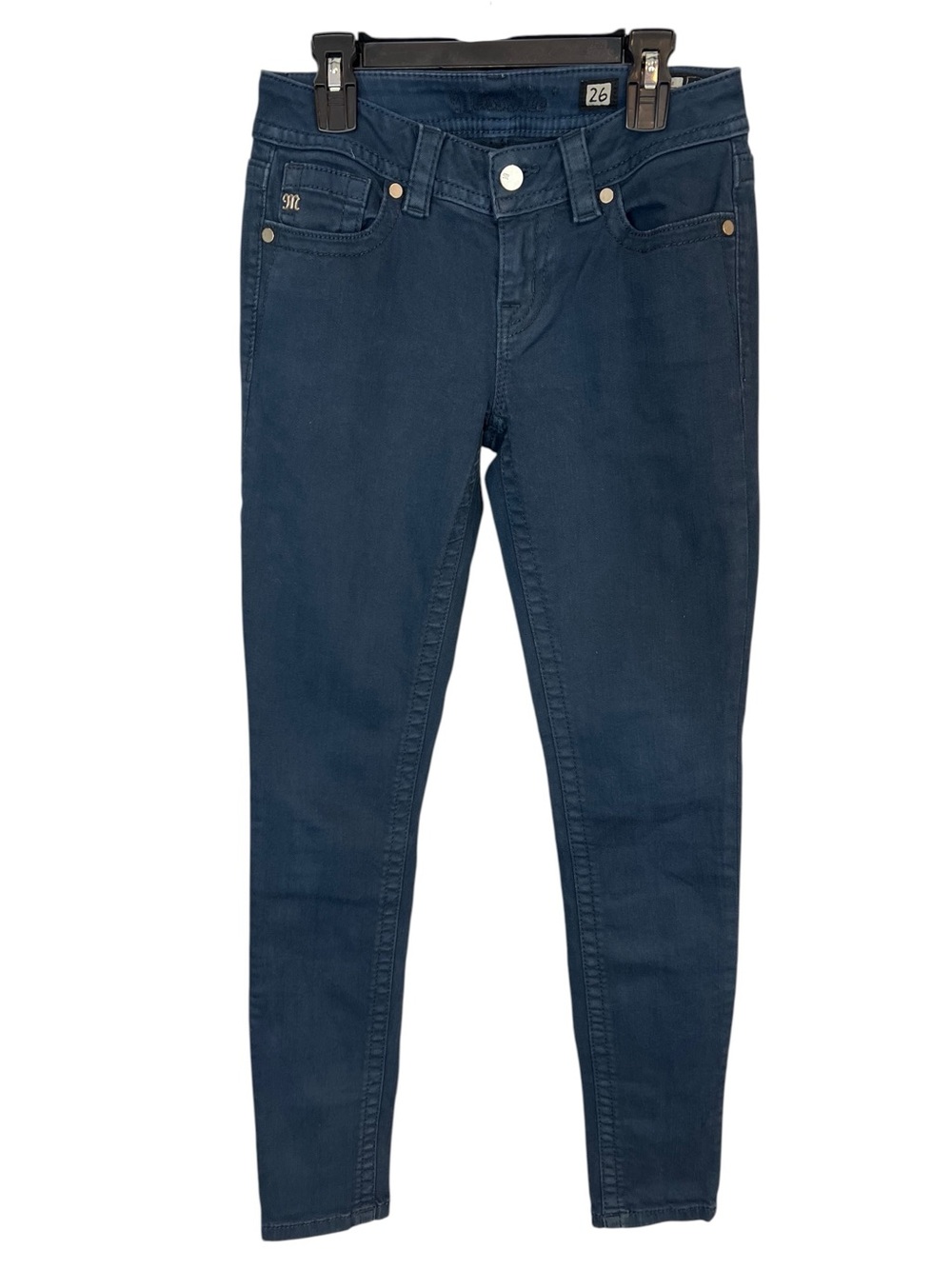 Miss Me Y2k Mid rise skinny Jeans 26 blue